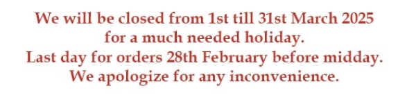 Bookstore closed from 1st May 2025 until 31st May  2025