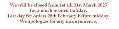 Bookstore closed from 1st May 2025 until 31st May  2025
